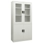 vidaXL Büroschrank Hellgrau 90x40x180 cm Stahl vidaXL Büroschrank Hellgrau 90x40x180 cm Stahl