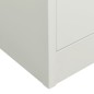vidaXL Büroschrank Hellgrau 90x40x180 cm Stahl vidaXL Büroschrank Hellgrau 90x40x180 cm Stahl
