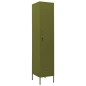 vidaXL Schließfachschrank Olivgrün 35x46x180 cm Stahl vidaXL Schließfachschrank Olivgrün 35x46x180 cm Stahl