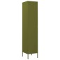 vidaXL Schließfachschrank Olivgrün 35x46x180 cm Stahl vidaXL Schließfachschrank Olivgrün 35x46x180 cm Stahl