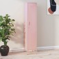 vidaXL Schließfachschrank Rosa 35x46x180 cm Stahl vidaXL Schließfachschrank Rosa 35x46x180 cm Stahl