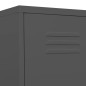 vidaXL Schließfachschrank Anthrazit 35x46x180 cm Stahl vidaXL Schließfachschrank Anthrazit 35x46x180 cm Stahl