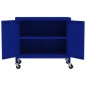 vidaXL Lagerschrank Marineblau 60x35x56 cm Stahl vidaXL Lagerschrank Marineblau 60x35x56 cm Stahl