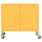 vidaXL Lagerschrank Senfgelb 60x35x56 cm Stahl vidaXL Lagerschrank Senfgelb 60x35x56 cm Stahl