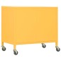 vidaXL Lagerschrank Senfgelb 60x35x56 cm Stahl vidaXL Lagerschrank Senfgelb 60x35x56 cm Stahl