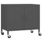 vidaXL Lagerschrank Anthrazit 60x35x56 cm Stahl vidaXL Lagerschrank Anthrazit 60x35x56 cm Stahl