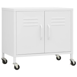 vidaXL Lagerschrank Weiß 60x35x56 cm Stahl
