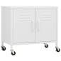 vidaXL Lagerschrank Weiß 60x35x56 cm Stahl vidaXL Lagerschrank Weiß 60x35x56 cm Stahl