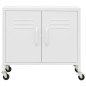 vidaXL Lagerschrank Weiß 60x35x56 cm Stahl vidaXL Lagerschrank Weiß 60x35x56 cm Stahl