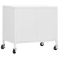 vidaXL Lagerschrank Weiß 60x35x56 cm Stahl vidaXL Lagerschrank Weiß 60x35x56 cm Stahl