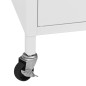 vidaXL Lagerschrank Weiß 60x35x56 cm Stahl vidaXL Lagerschrank Weiß 60x35x56 cm Stahl
