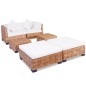 vidaXL Sofagarnitur 16-tlg. Natürliches Rattan vidaXL Sofagarnitur 16-tlg. Natürliches Rattan