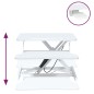 vidaXL Arbeitsstation Verstellbar 60x40x(13-41,5) cm Stahl vidaXL Arbeitsstation Verstellbar 60x40x(13-41,5) cm Stahl