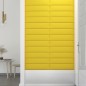 vidaXL Wandpaneele 12 Stk. Hellgelb 60x15 cm Stoff 1,08 m² vidaXL Wandpaneele 12 Stk. Hellgelb 60x15 cm Stoff 1,08 m²