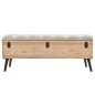vidaXL Sitzbank mit Stauraum 110 cm Massivholz Tanne vidaXL Sitzbank mit Stauraum 110 cm Massivholz Tanne