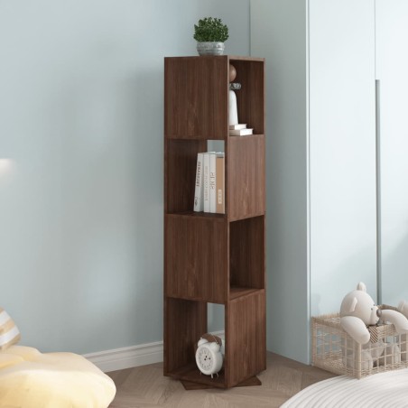 vidaXL Drehregal Braun Eiche-Optik 34,5x34,5x147,5 cm Holzwerkstoff