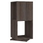 vidaXL Drehregal Grau und Sonoma-Eiche 34,5x34,5x75,5 cm Holzwerkstoff vidaXL Drehregal Grau und Sonoma-Eiche 34,5x34,5x75,5 cm Holzwerkstoff