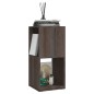 vidaXL Drehregal Grau und Sonoma-Eiche 34,5x34,5x75,5 cm Holzwerkstoff vidaXL Drehregal Grau und Sonoma-Eiche 34,5x34,5x75,5 cm Holzwerkstoff