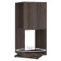 vidaXL Drehregal Grau und Sonoma-Eiche 34,5x34,5x75,5 cm Holzwerkstoff vidaXL Drehregal Grau und Sonoma-Eiche 34,5x34,5x75,5 cm Holzwerkstoff