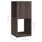 vidaXL Drehregal Grau und Sonoma-Eiche 34,5x34,5x75,5 cm Holzwerkstoff vidaXL Drehregal Grau und Sonoma-Eiche 34,5x34,5x75,5 cm Holzwerkstoff