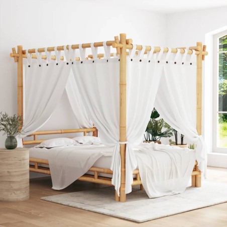 vidaXL Himmelbett 140x200 cm Bambus