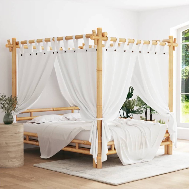 vidaXL Himmelbett 160x200 cm Bambus vidaXL Himmelbett 160x200 cm Bambus