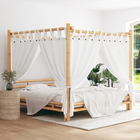 vidaXL Himmelbett 200x200 cm Bambus