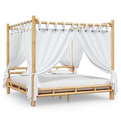 vidaXL Himmelbett 200x200 cm Bambus