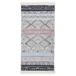 vidaXL Teppich Rosa und Aquamarin 80x150 cm Baumwolle vidaXL Teppich Rosa und Aquamarin 80x150 cm Baumwolle