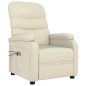 vidaXL Massagesessel Elektrisch Creme Kunstleder vidaXL Massagesessel Elektrisch Creme Kunstleder