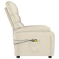 vidaXL Massagesessel Elektrisch Creme Kunstleder vidaXL Massagesessel Elektrisch Creme Kunstleder