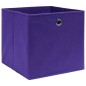 vidaXL Aufbewahrungsboxen 4 Stk. Lila 32x32x32 cm Stoff vidaXL Aufbewahrungsboxen 4 Stk. Lila 32x32x32 cm Stoff