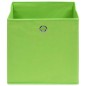 vidaXL Aufbewahrungsboxen 4 Stk. Grün 32x32x32 cm Stoff vidaXL Aufbewahrungsboxen 4 Stk. Grün 32x32x32 cm Stoff
