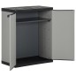 vidaXL Mülltonnenbox Grau und Schwarz 68x40x85 cm PP vidaXL Mülltonnenbox Grau und Schwarz 68x40x85 cm PP