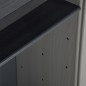 vidaXL Mülltonnenbox Grau und Schwarz 68x40x85 cm PP vidaXL Mülltonnenbox Grau und Schwarz 68x40x85 cm PP