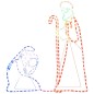 vidaXL LED-Silhouette Maria und Josef 264 LEDs 40x55&38x100 cm vidaXL LED-Silhouette Maria und Josef 264 LEDs 40x55&38x100 cm