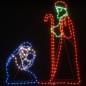 vidaXL LED-Silhouette Maria und Josef 264 LEDs 40x55&38x100 cm vidaXL LED-Silhouette Maria und Josef 264 LEDs 40x55&38x100 cm