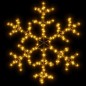 vidaXL LED-Silhouette Schneeflocke 144 LEDs Warmweiß 59x59 cm vidaXL LED-Silhouette Schneeflocke 144 LEDs Warmweiß 59x59 cm