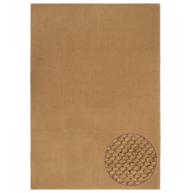 vidaXL Teppich 120x180 cm Jute Rechteckig vidaXL Teppich 120x180 cm Jute Rechteckig