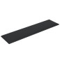 Wandpaneele 12 Stk. Schwarz 60x15 cm Kunstleder 1,08 m² Wandpaneele 12 Stk. Schwarz 60x15 cm Kunstleder 1,08 m²