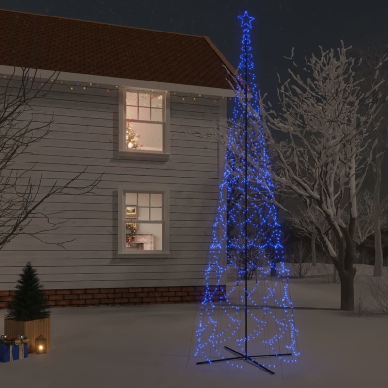 LED-Weihnachtsbaum Kegelform Blau 3000 LEDs 230x800 cm LED-Weihnachtsbaum Kegelform Blau 3000 LEDs 230x800 cm