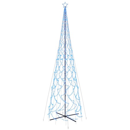 LED-Weihnachtsbaum Kegelform Blau 3000 LEDs 230x800 cm