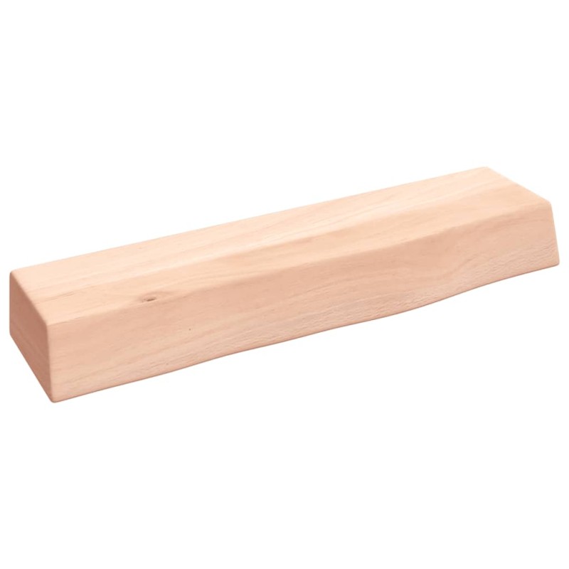vidaXL Wandregal 40x10x6 cm Massivholz Eiche Unbehandelt vidaXL Wandregal 40x10x6 cm Massivholz Eiche Unbehandelt