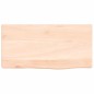 vidaXL Wandregal 40x20x4 cm Massivholz Eiche Unbehandelt vidaXL Wandregal 40x20x4 cm Massivholz Eiche Unbehandelt
