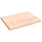 vidaXL Wandregal 40x30x2 cm Massivholz Eiche Unbehandelt vidaXL Wandregal 40x30x2 cm Massivholz Eiche Unbehandelt