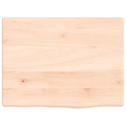vidaXL Wandregal 40x30x2 cm Massivholz Eiche Unbehandelt