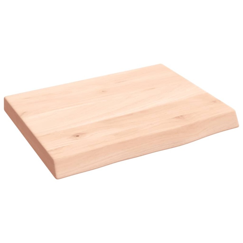 vidaXL Wandregal 40x30x4 cm Massivholz Eiche Unbehandelt vidaXL Wandregal 40x30x4 cm Massivholz Eiche Unbehandelt
