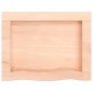 vidaXL Wandregal 40x30x4 cm Massivholz Eiche Unbehandelt vidaXL Wandregal 40x30x4 cm Massivholz Eiche Unbehandelt