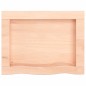 vidaXL Wandregal 40x30x6 cm Massivholz Eiche Unbehandelt vidaXL Wandregal 40x30x6 cm Massivholz Eiche Unbehandelt