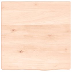 vidaXL Wandregal 40x40x2 cm Massivholz Eiche Unbehandelt